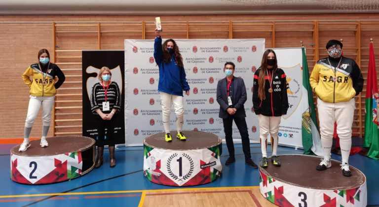 La ceutí María Rodríguez Moreno consigue el primer puesto en el campeonato de Andalucía de esgrima