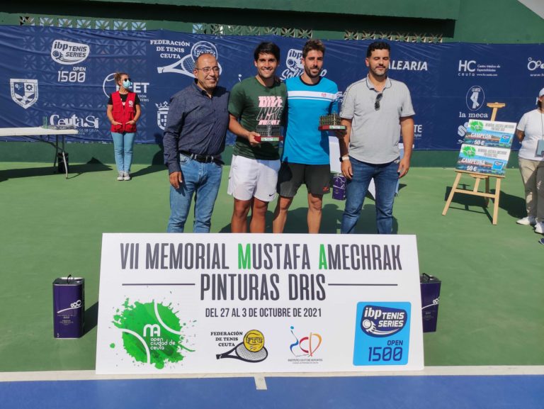 El Open VII Memorial Mustafa Amechrak de tenis finaliza con un gran éxito de participación