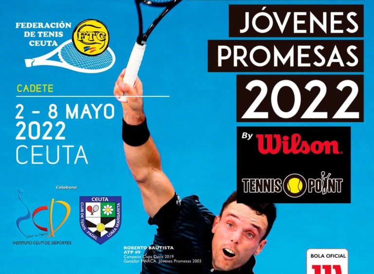 La Federación de Tenis de Ceuta y el ICD organizan la RPT-Marca Jóvenes Promesas para el mes de mayo