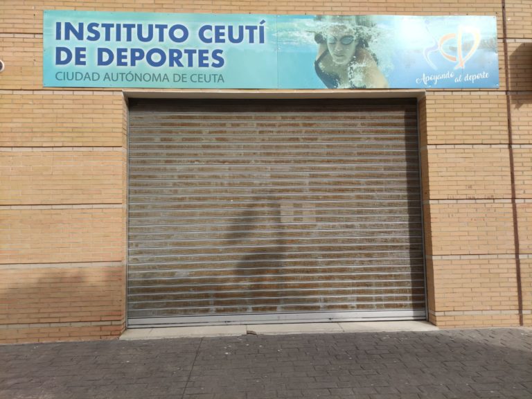 Cierre temporal de las instalaciones del Instituto Ceutí de Deportes