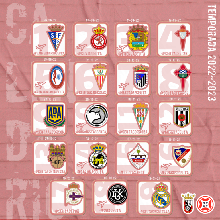 CALENDARIO PRIMERA FEDERACIÓN GRUPO 1 TEMPORADA 22-23