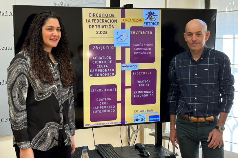 La Federación de Triatlón de Ceuta presenta su calendario de pruebas para 2023 