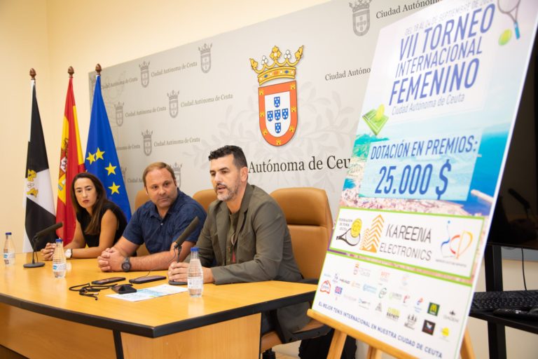 La Federación de Tenis presenta el VII Torneo Internacional Femenino de Ceuta