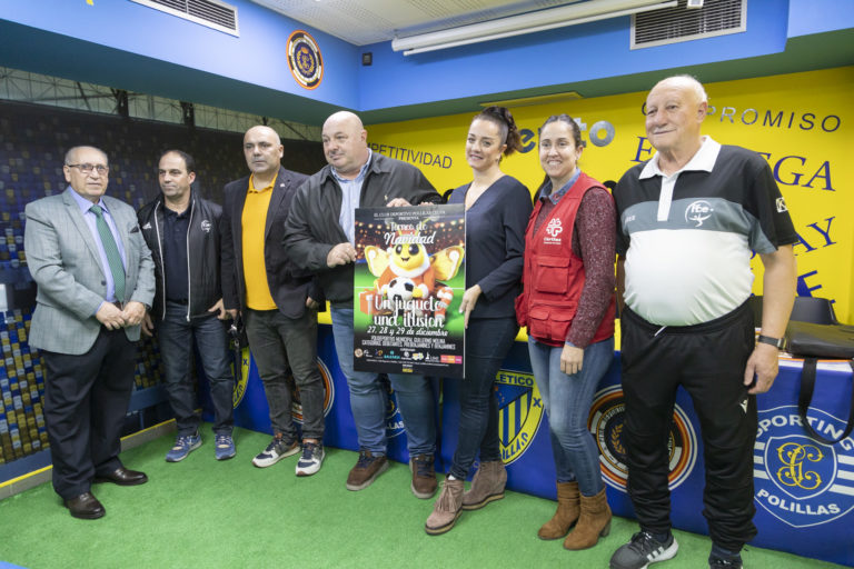 El Club Deportivo Polillas de Ceuta presenta su Torneo de Navidad ‘Un juguete, una ilusión’