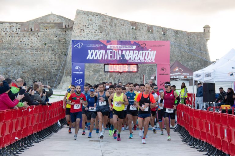 Hassan Amar y Samira Mhamdi se proclaman campeones de la XXXI Media Maratón ‘Ciudad de Ceuta’