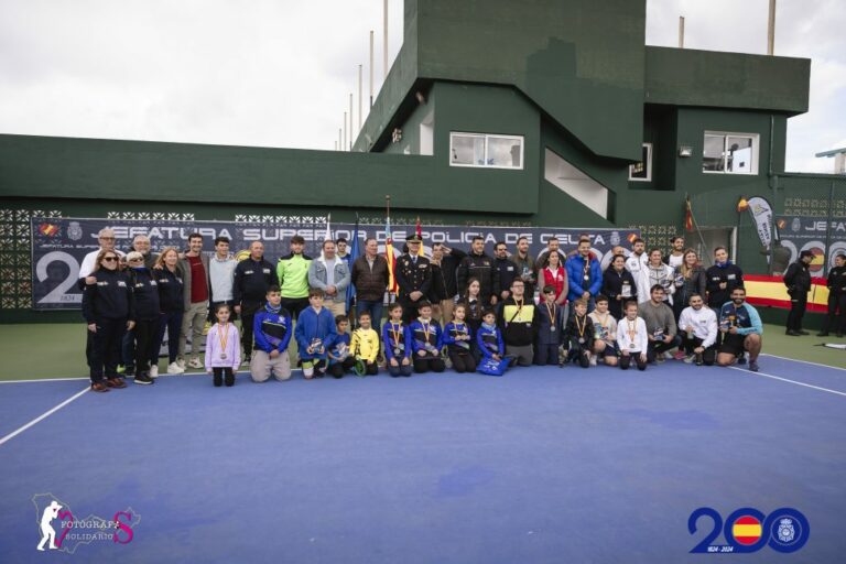 El Torneo de Tenis del Bicentenario de la Policía Nacional deja su huella en Ceuta