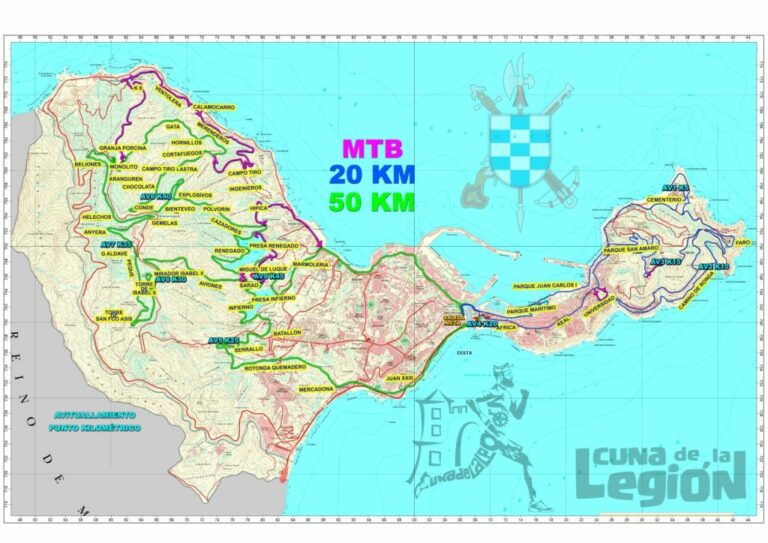 Ceuta se prepara para recibir la VIII Edición de la Cuna de la Legión