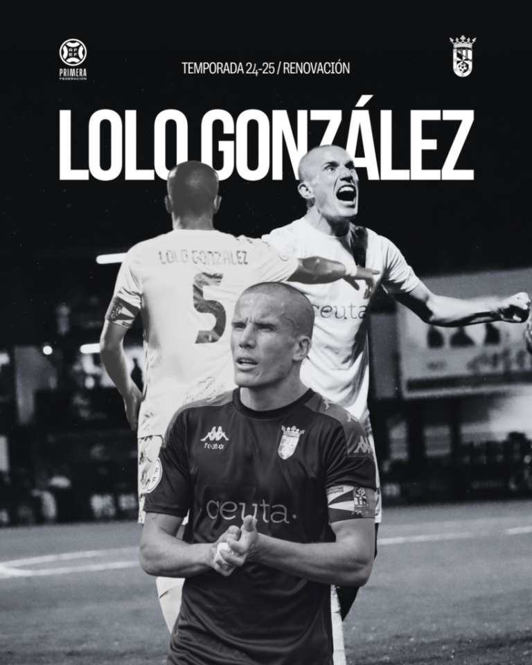 Lolo continúa en la AD Ceuta FC