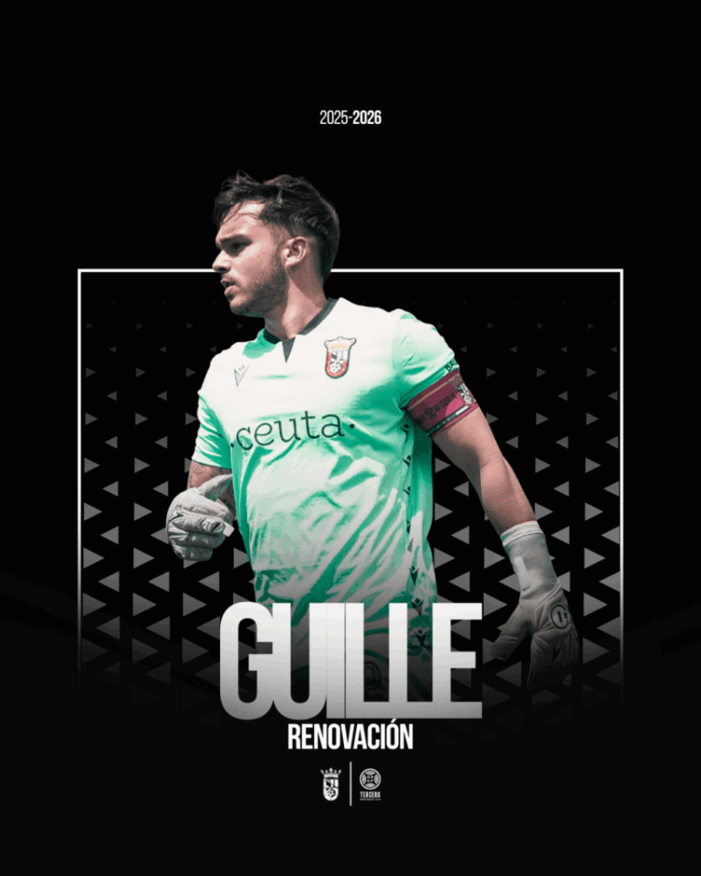Guille renueva con la AD Ceuta FC ‘B’
