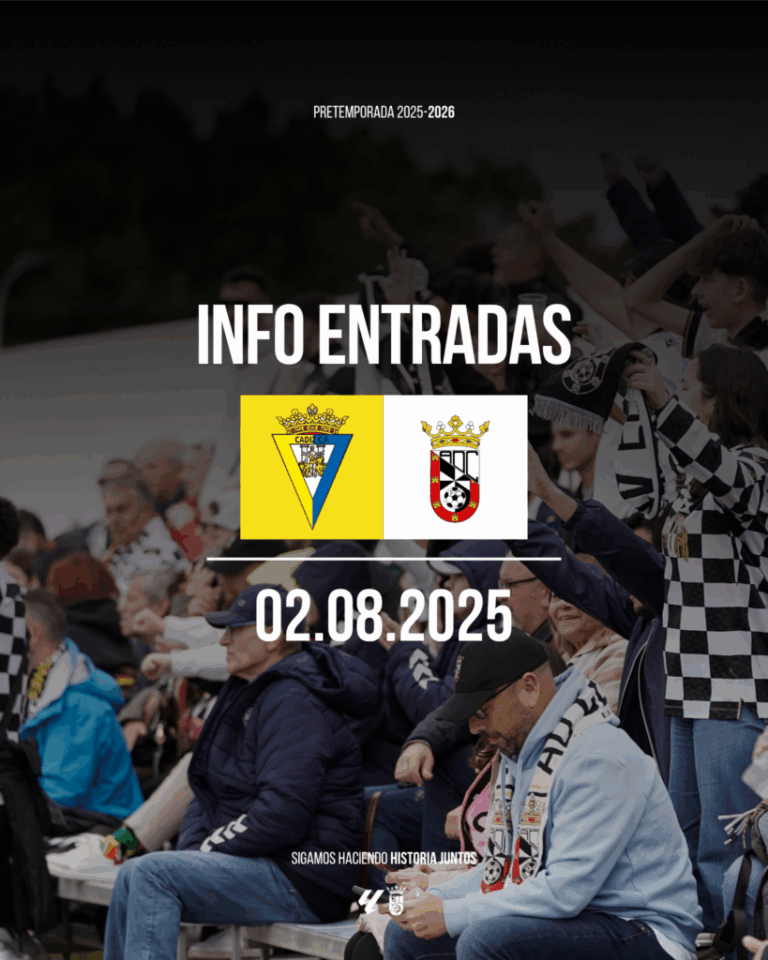 ¡Entradas ya a la venta para el Cádiz CF vs AD Ceuta FC!