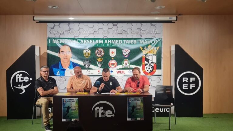La AD Ceuta FC presenta el ‘I Memorial AD Ceuta FC – Mauco’ que se disputará este fin de semana