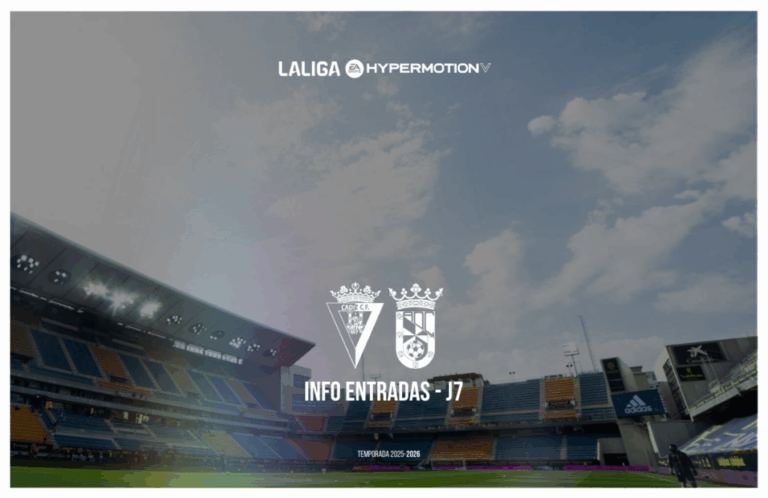 ENTRADAS VISITANTES J7 – CÁDIZ CF vs AD CEUTA FC