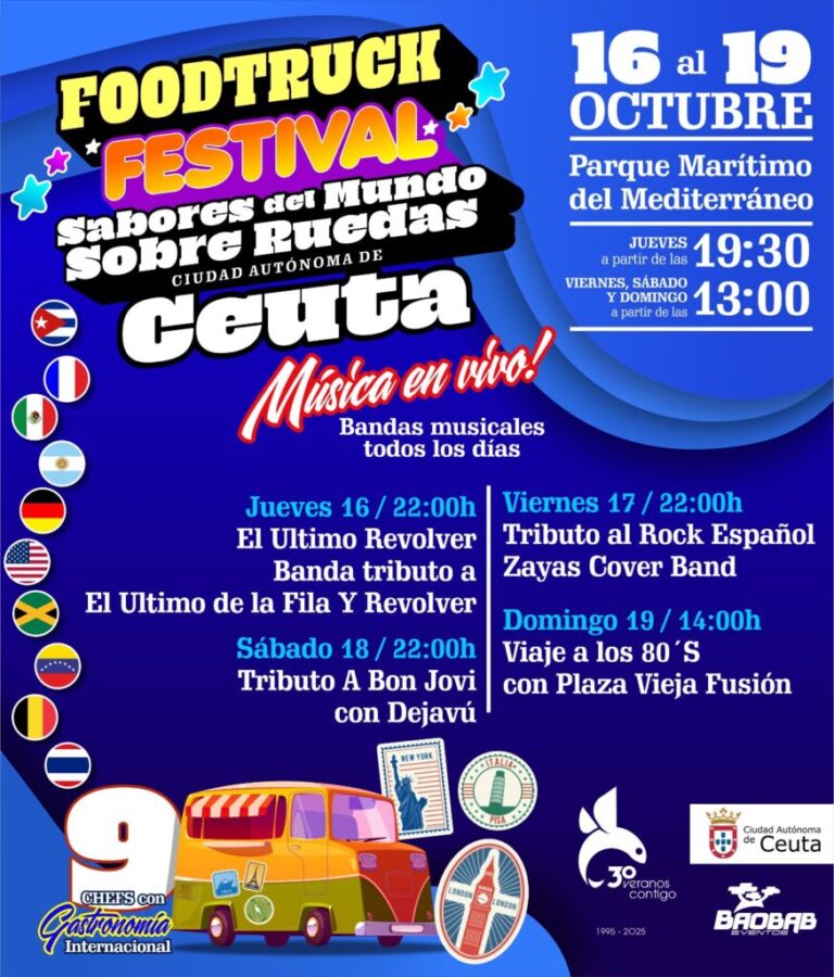 Este sábado se traslada la previa al Parque Marítimo del Mediterráneo – Foodtruck Festival