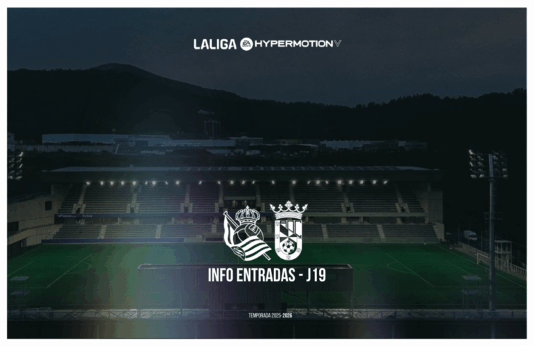 Entradas J19 – Real Sociedad B vs AD Ceuta FC