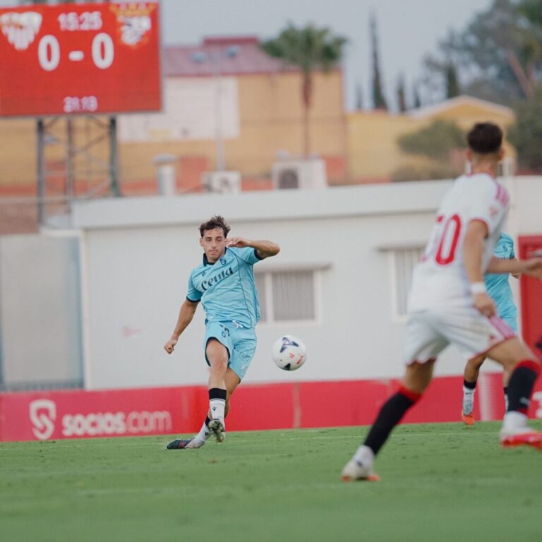 Buena imagen de la AD Ceuta FC ante el Sevilla FC a pesar de la derrota (2-1)